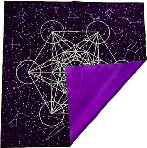 Nappe de Tarot en Velours Violet